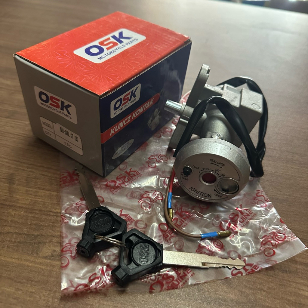Osk Soul Gt 125 Contact Key Keyset Front Key Set for Motorcycle Mio M3 Z S Nouvo Xeon Fino X-Ride Z Rc 115 125 Jupiter Z1 Z 1 Salib Mx King Fi F1 Boss Aerox Harga 84,000 rupiah*Gratis Ongkir