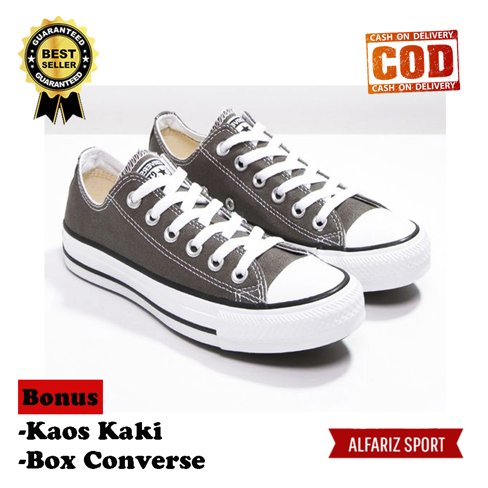 Sepatu Converse982 All Star Hitam Wanita Sepatu Sneakers Casual Pria Sepatu Sekolah Unisex Sepatu Canvas Sepatu Ngampus  - ALFARIZ SPORT