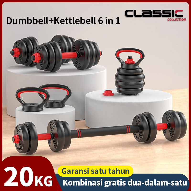 Htd Sport Hs Fitness 20kg Dumbbell Set Beli Dumbel Barbel Set 30kg