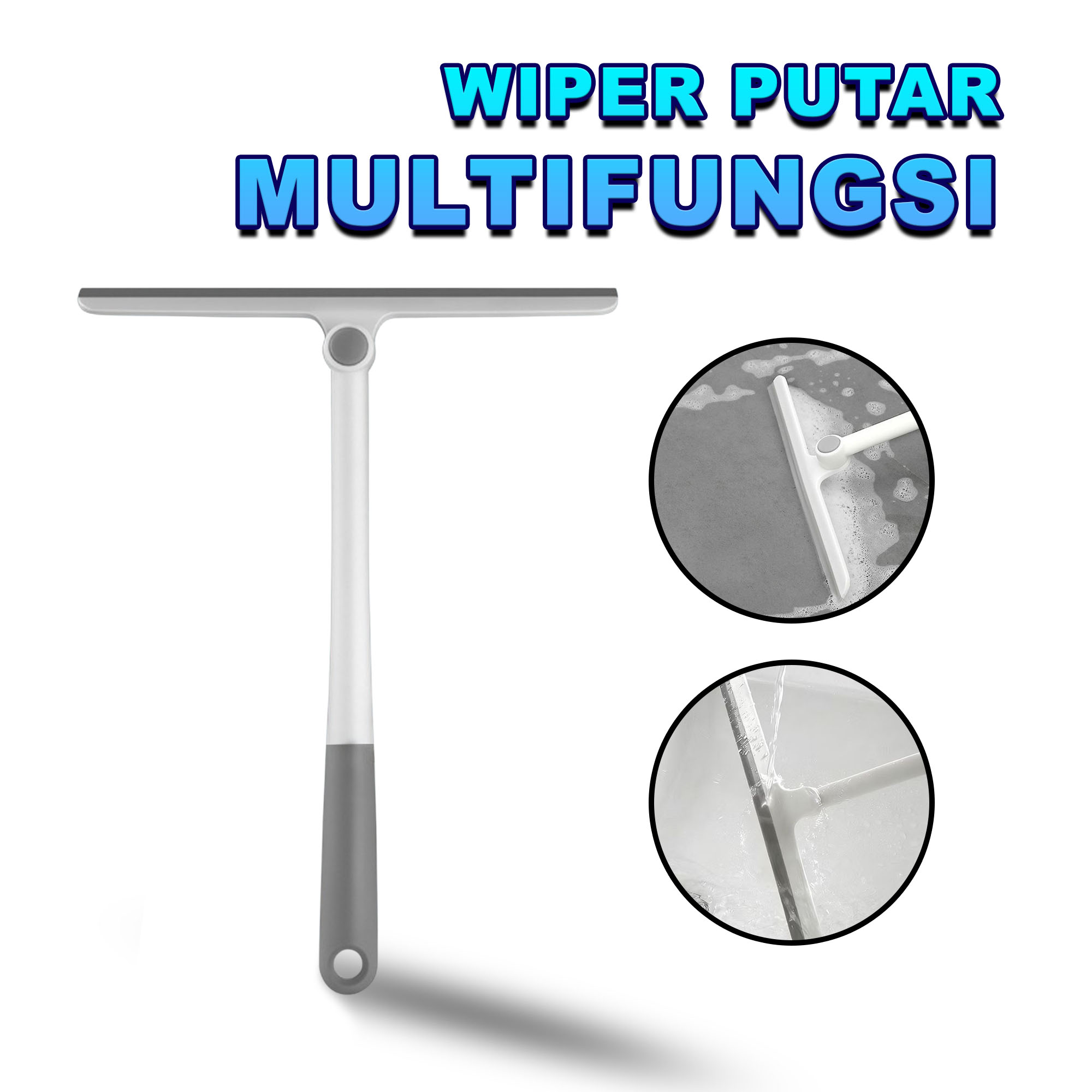 360 degree rotary wipers plastic silicone antiskid rotary wipers multifunction glass cleaning wipers JJ-6 Harga 15,880 rupiah*Gratis Ongkir