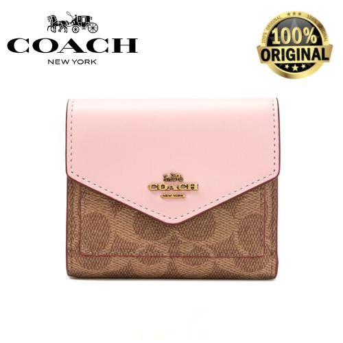 coach new york pink wallet