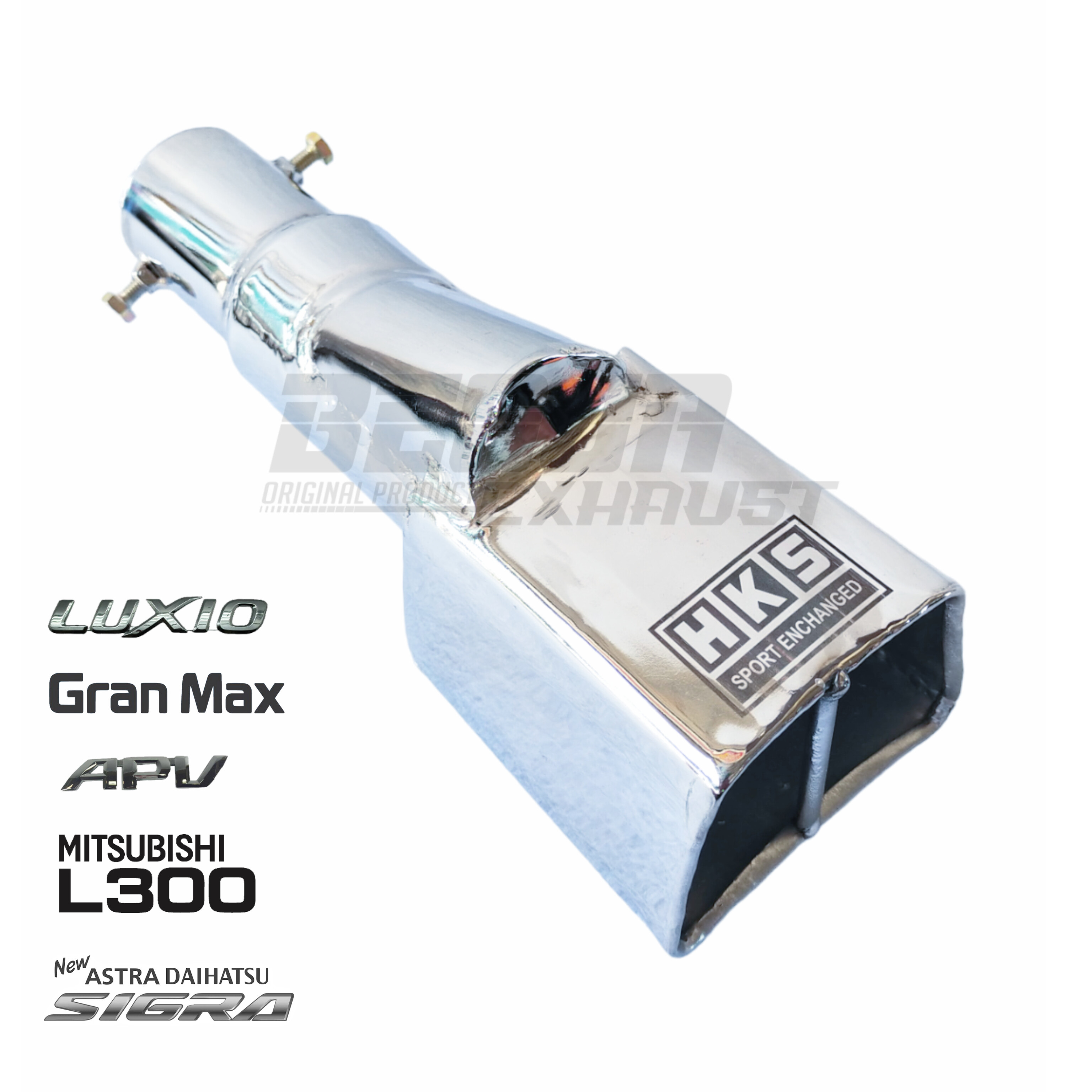 Muffler Trapesium HKS Universal untuk Mobil Toyota/Suzuki - Suara Ngorok Merdu Giá 65,000 Đồng*Miễn phí vận chuyển