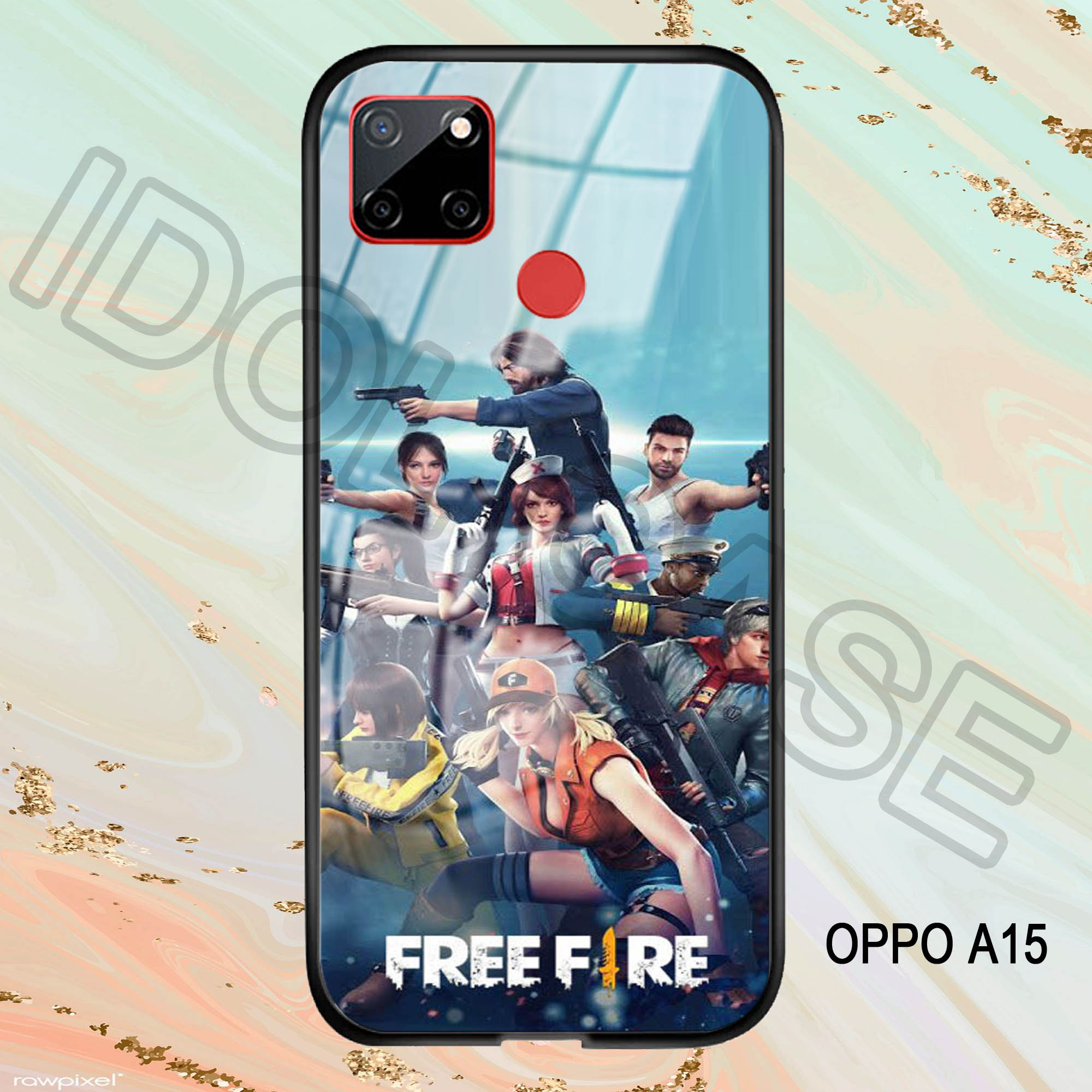 oppo a15 cover free fire