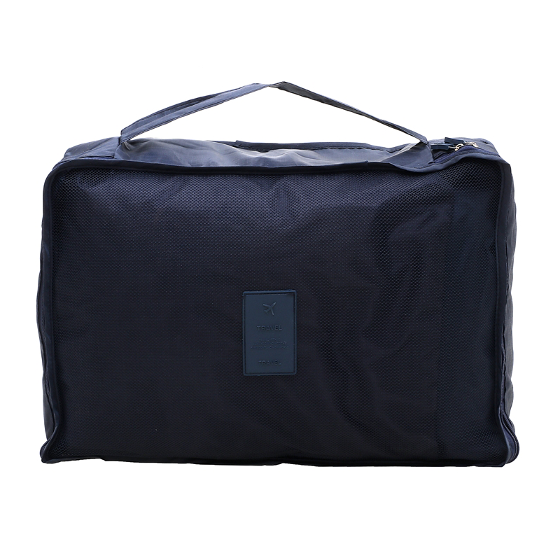 Lazada Indonesia - Hamlin Erasre Tas Travel Bag in Bag Organizer 6 in 1 Waterproof Pouch Material Polyester ORIGINAL – Navy blue