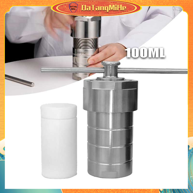 PTFE Chamber Hydrothermal Autoclave Reactor Teflon Synthesis 100ml Giá 626,000 Đồng*Miễn phí vận chuyển