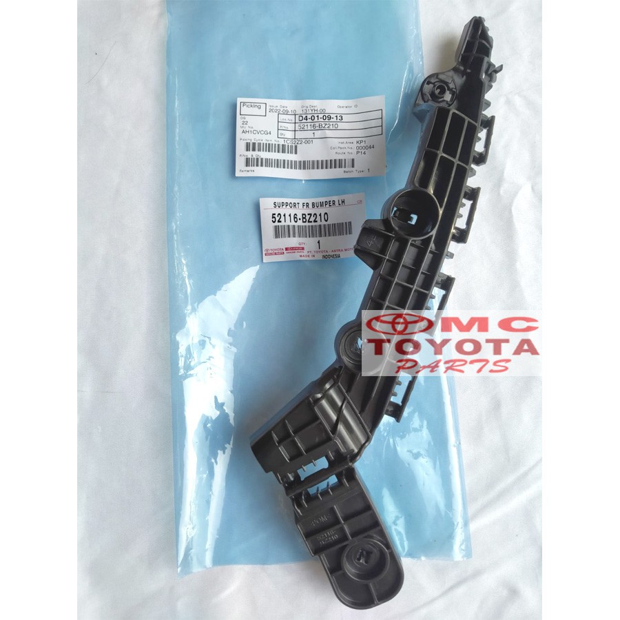 Support Bracket Breket Bumper Depan Kiri Rush Terios New 52116-BZ210 Harga 65,000 rupiah*Gratis Ongkir