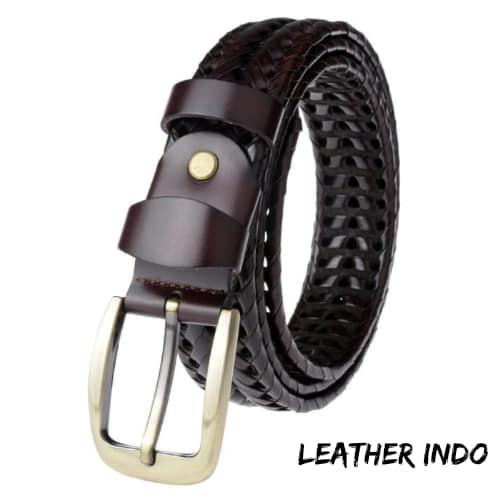 LEATHER INDO SABUK IKAT PINGGANG KULIT 