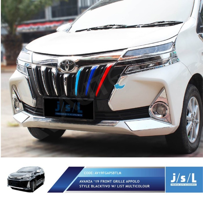 JSL Apollo Grill Depan All New Avanza Front Grille Apollo Colour Giá 1,320,000 Đồng*Miễn phí vận chuyển