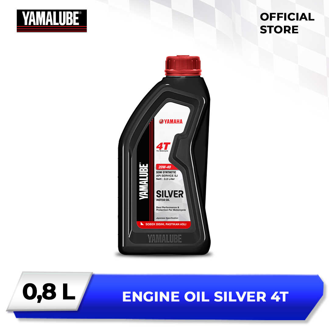 Yamaha Yamalube Engine Oil Silver Harga 47,500 rupiah*Gratis Ongkir