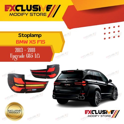 Rear Light BMW X5 F15 (2013 - 2018) upgrade stoplamp G05 OEM LCI style running turn signal sequential Harga 15,000,000 rupiah*Gratis Ongkir