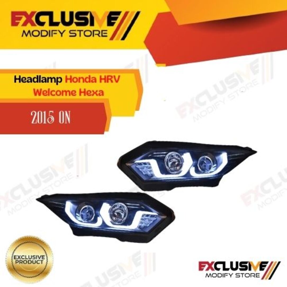 Head Lamp/front headlight for Honda HRV welcome hexa 2015 on Harga 7,700,000 rupiah*Gratis Ongkir