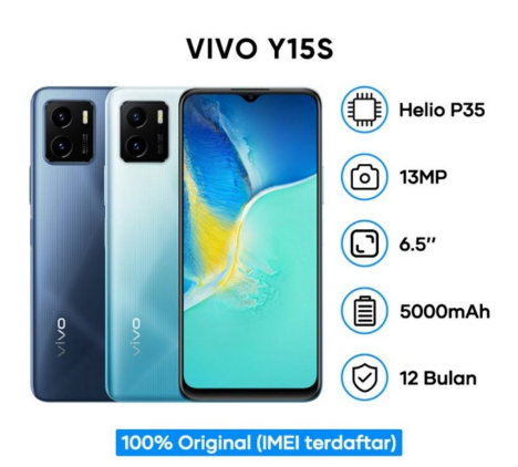 vivo y15s ram 3/64 promo price Harga  1,550,000 Ringgit*Penghantaran Percuma