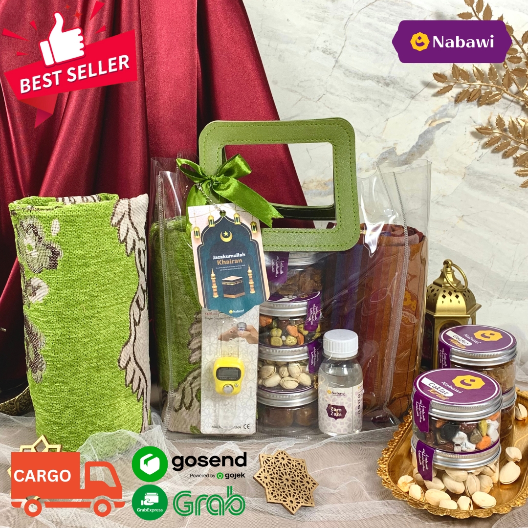 Hampers Al Iskan Paket Oleh Oleh Makanan Khas Arab Souvenir Haji dan Umroh Premium