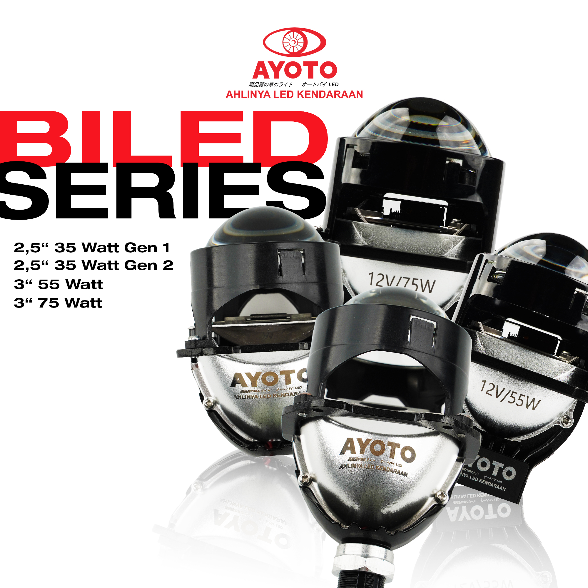 GROSIR BILED 2,5 & 3 INCHI Harga 1,458,816 rupiah*Gratis Ongkir