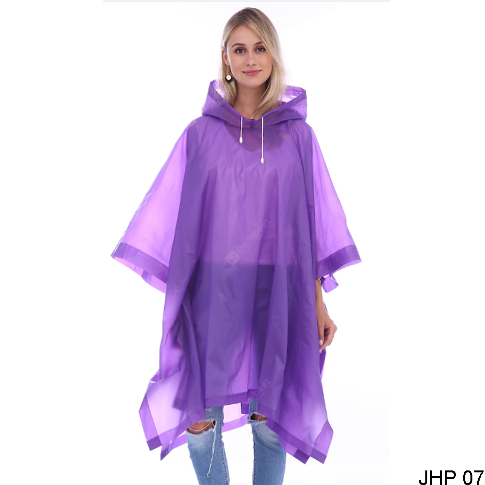 Jas Hujan Ponco Transparan - Banyak Pilihan Warna Harga 34,570 rupiah*Gratis Ongkir