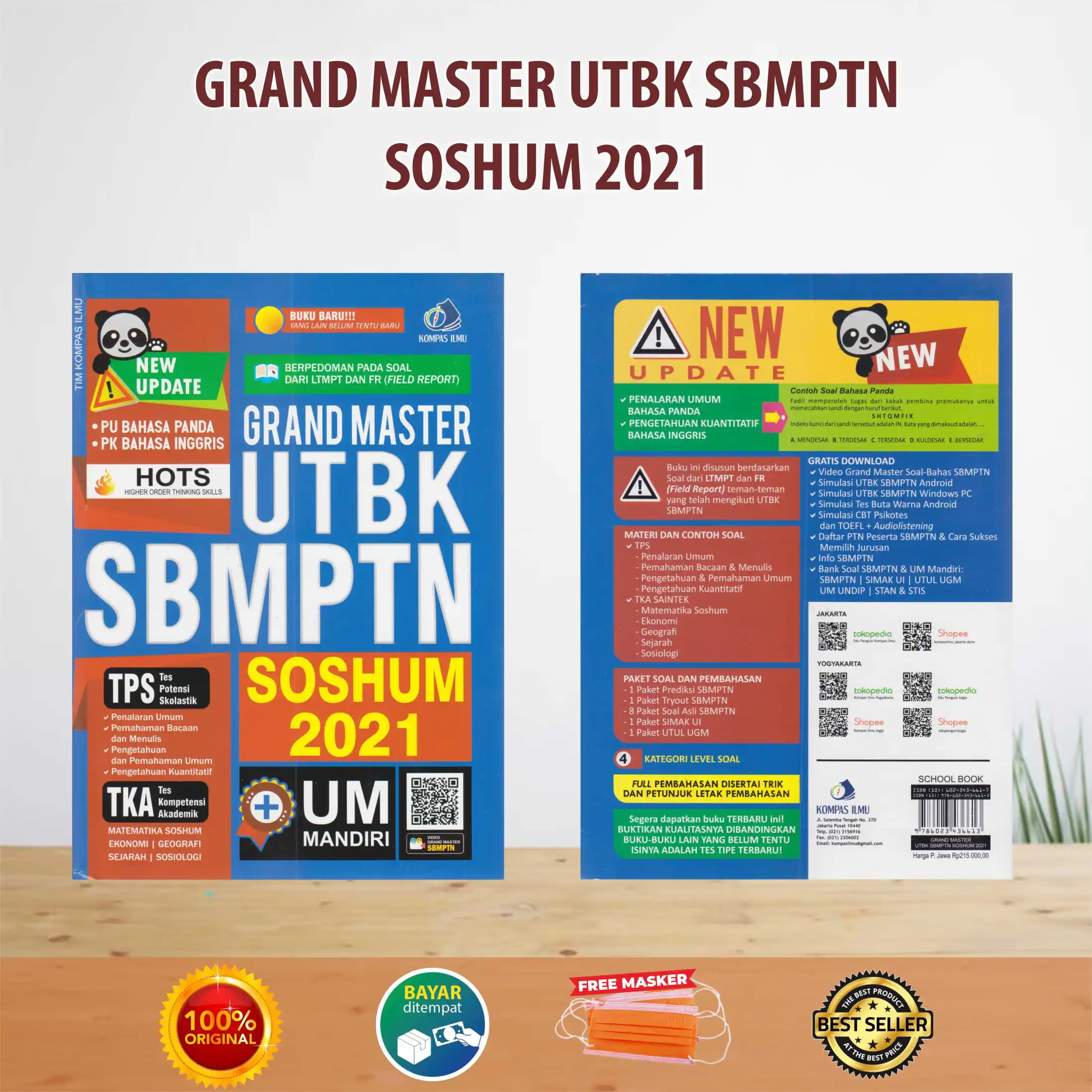 Buku Grand Master Utbk Sbmptn Soshum 2021 Terbaru Lazada Indonesia