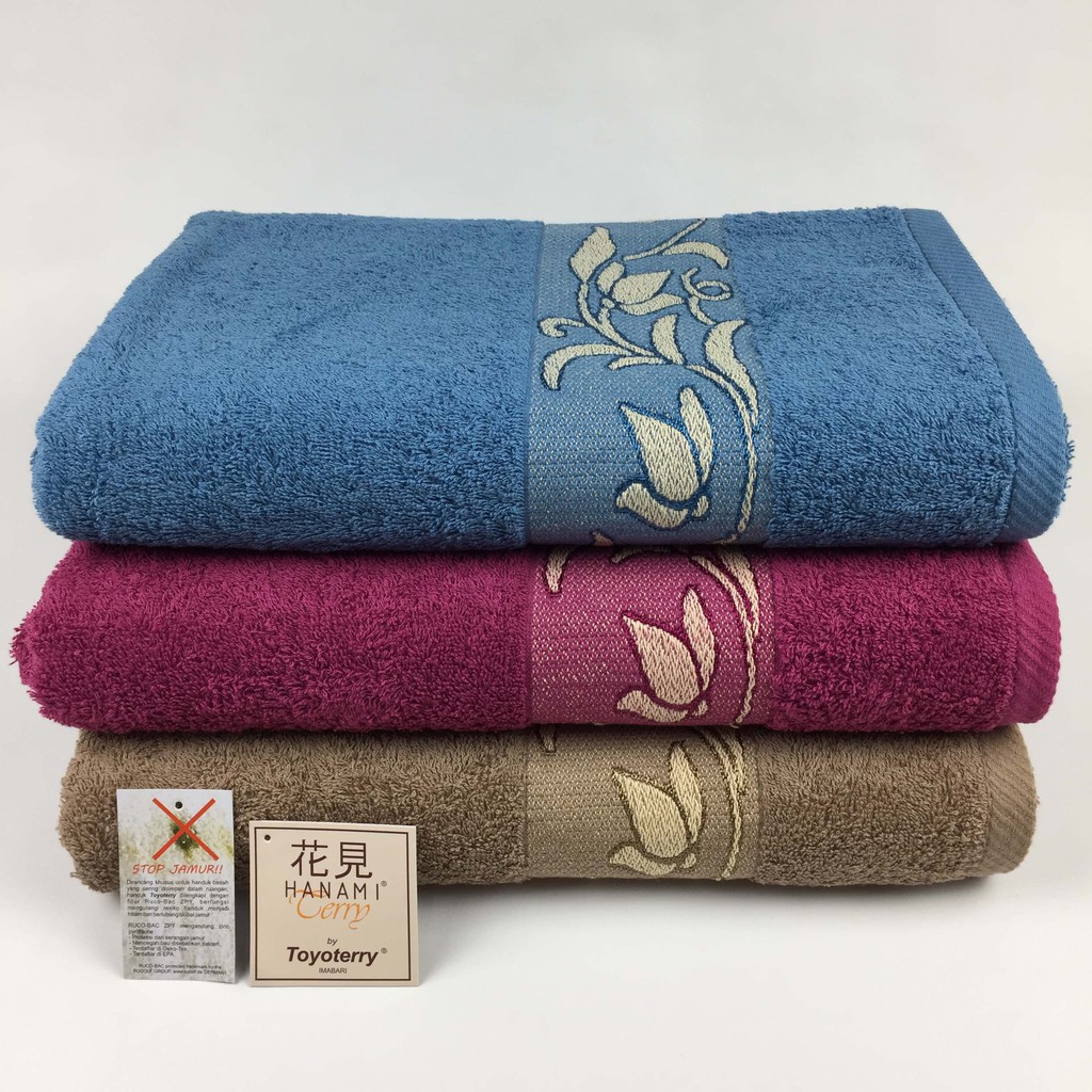 JH Handuk Hanami Jumbo By Toyo Terry Uk 70 x 140 / Handuk Hotel