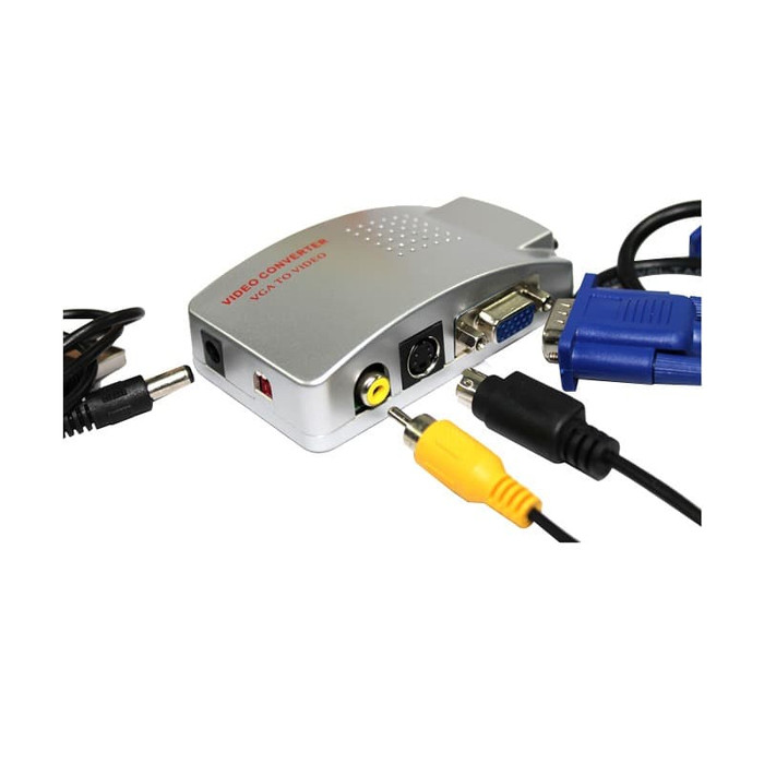 Tebru Av Cvbs S-video 3rca Adaptador De Audio De Vídeo Compu Tebru Av Cvbs S-video 3rca Adaptador De Audio De Vídeo Compu