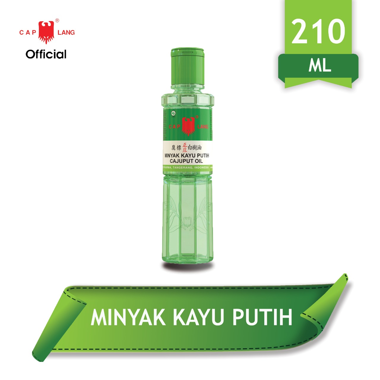 Cap Lang MINYAK KAYU PUTIH 210 ML Harga 65,500 rupiah*Gratis Ongkir