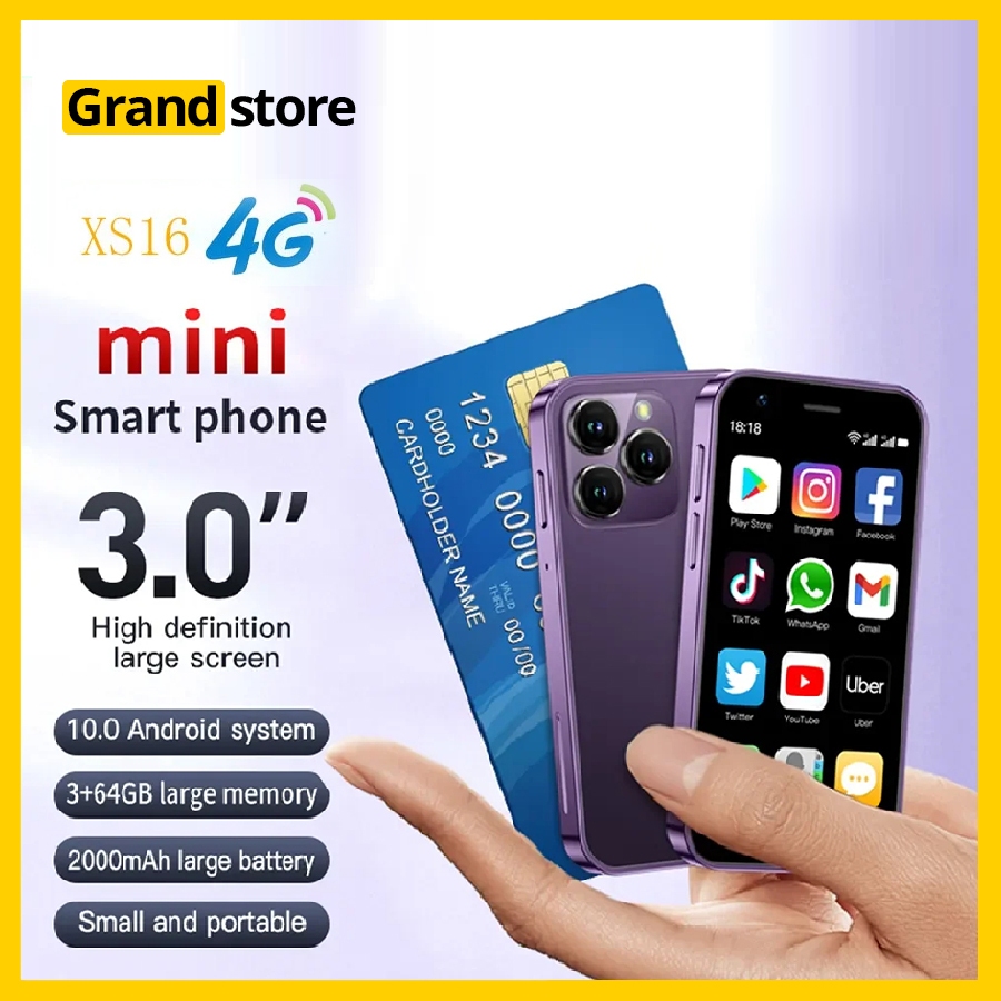 [2025 New] Mini Hp Phone Mini Android Cellphone Ram 8Gb/128Gb 4g Network New Official Warranty - Jenama Taxau Harga 660,000 Ringgit*Penghantaran Percuma