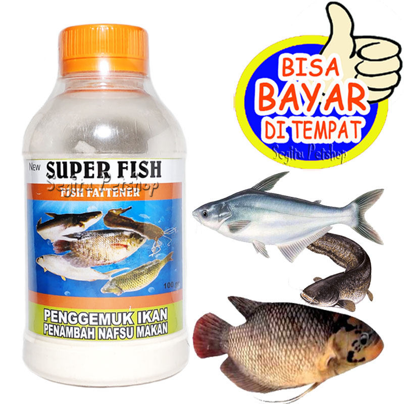 Vitamin Penggemuk Ikan Gurame Lele Mujair Nila Emas Patin Super Fish Lazada Indonesia