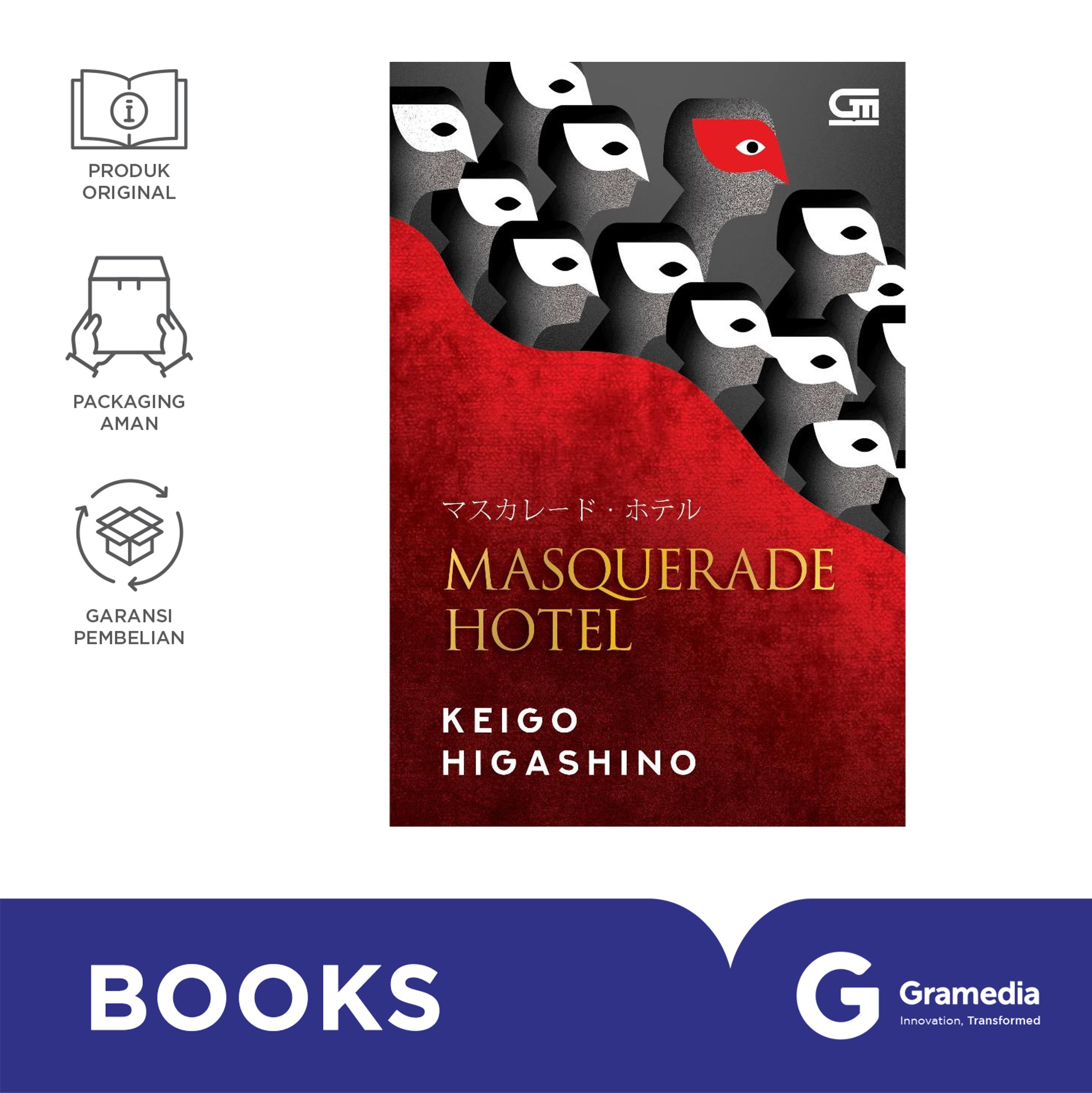 Novel Masquerade Hotel (Keigo Higashino) Harga  111,200 rupiah*Gratis Ongkir