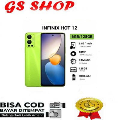 HP INFINIX HOT 12 RAM 6/128GB TERBAIK Harga  1,599,000 Ringgit*Penghantaran Percuma