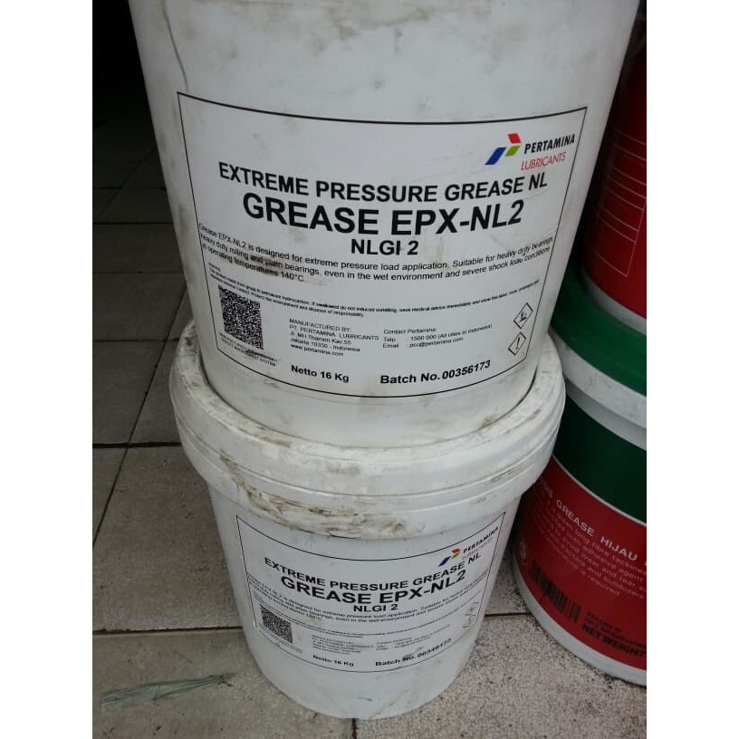 Gemuk Pertamina EPX-NL2 16kg grease / stempet Harga 1,499,999 rupiah*Gratis Ongkir