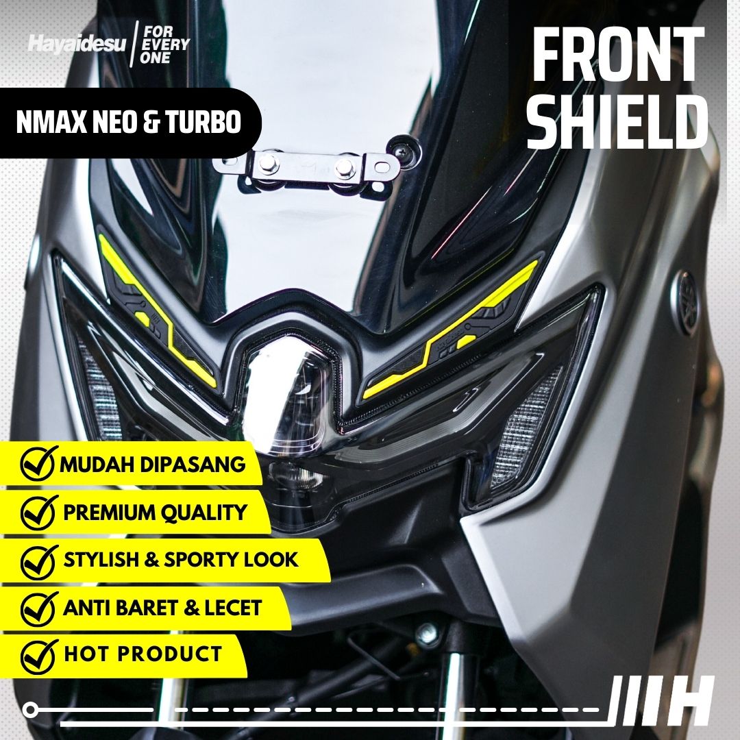 Hayaidesu Yamaha NMAX NEO & TURBO Front Shield Cover Variasi Body Protector Harga 45,000 rupiah*Gratis Ongkir