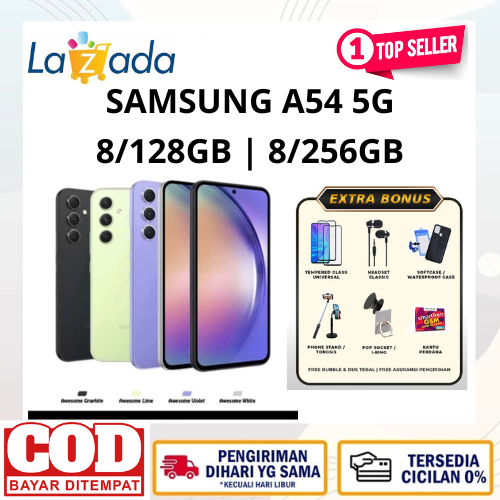 Samsung Galaxy A54 5G 8/128 8/256 no adaptor Harga  3,472,000 Ringgit*Penghantaran Percuma