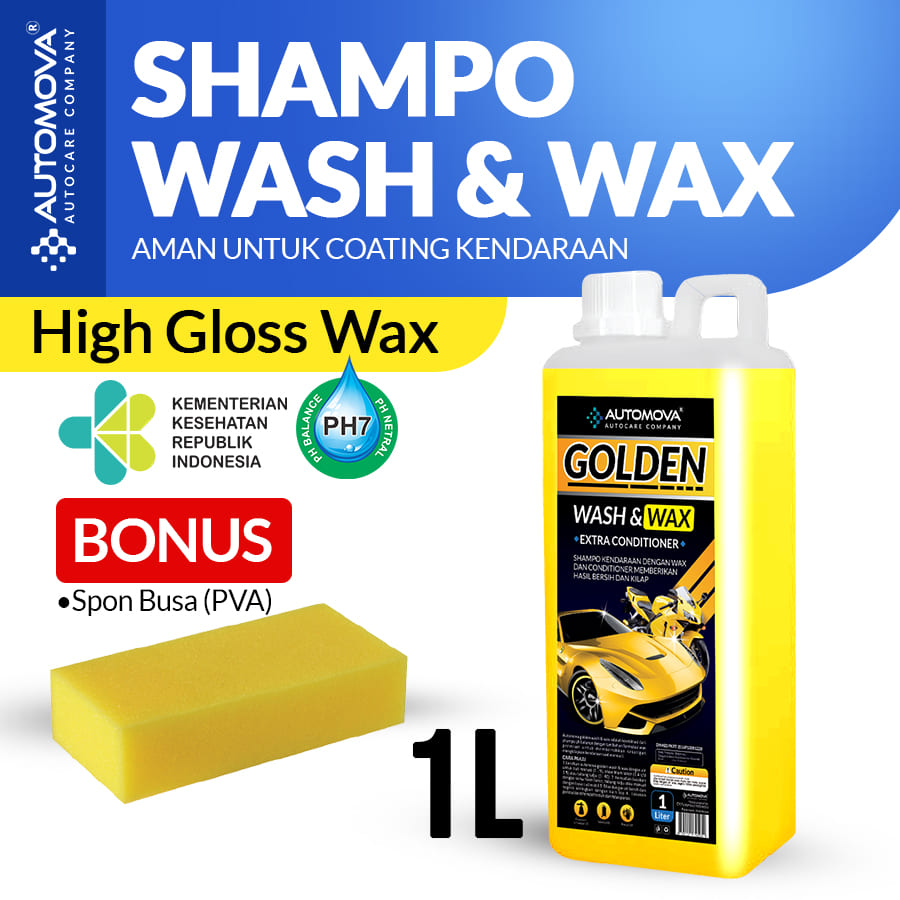 Car Shampoo Wash And Wax Harga 69,500 rupiah*Gratis Ongkir