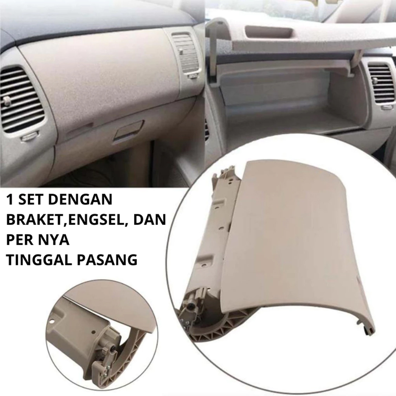 Center Console Dashboard Drawer Cover for Toyota Innova 2005 2006 2007 2008 2009 2010 2011 2012 2013 2014 2015 - Original, Rhd, Cream Color Harga 342,000 rupiah*Gratis Ongkir