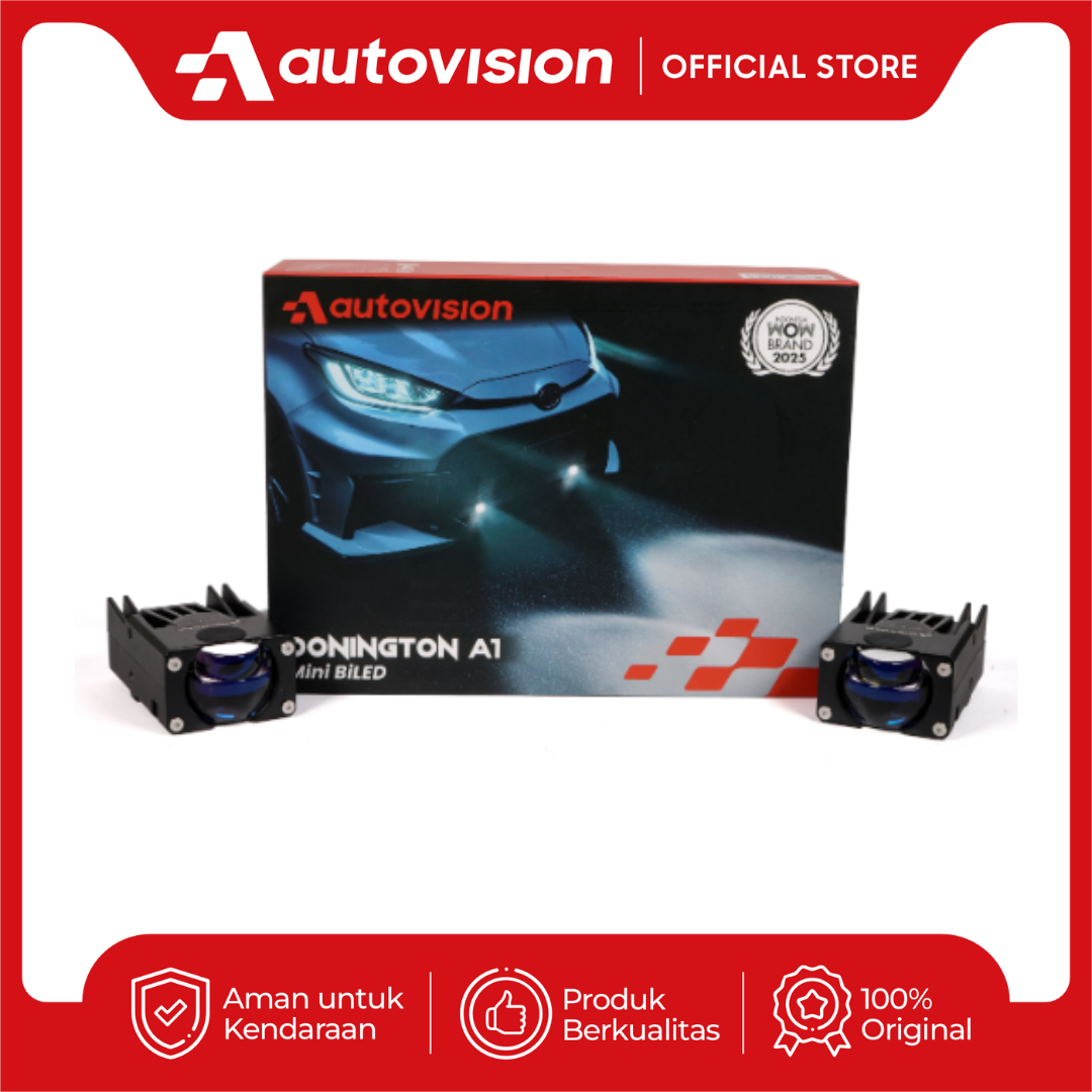 Mini BiLED Donington A1 90W Blue Candy Lens J4300K + D6000K Harga 1,150,000 rupiah*Gratis Ongkir