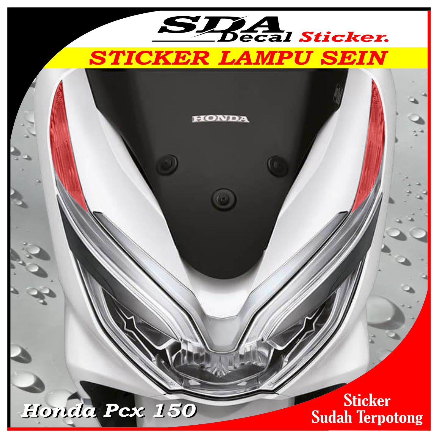Pcx 150 Front Turn Signal Light Sticker | Local Pcx 150 Turn Signal Sticker | Pcx 150 Front Turn Signal Light Protector Sticker Harga 11,500 Ringgit*Penghantaran Percuma