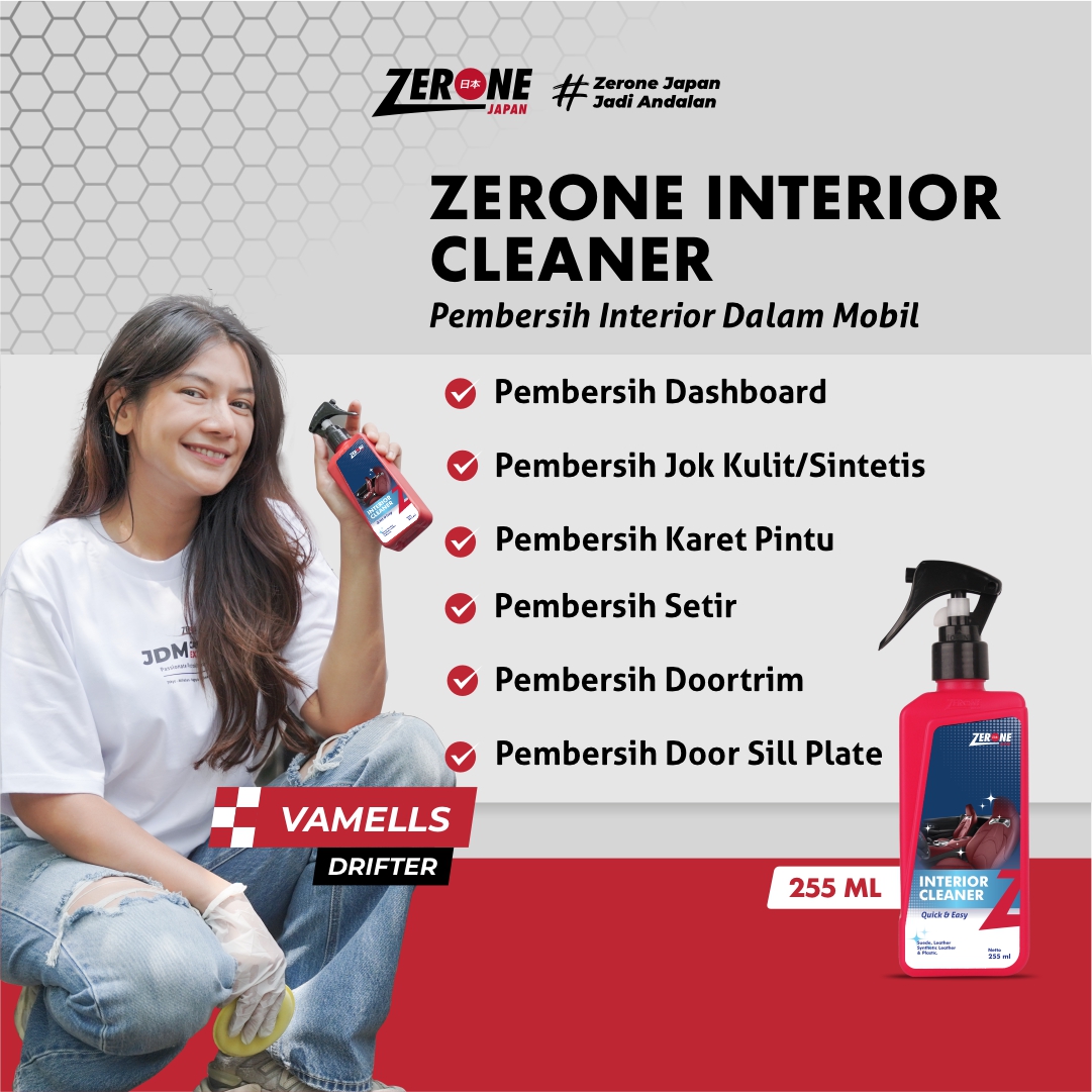 Zerone Japan Interior Cleaner Pembersih Plavon Jok Dashboard Harga 119,000 rupiah*Gratis Ongkir