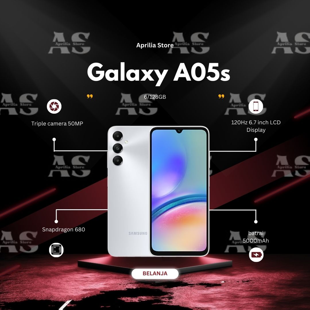 Samsung Galaxy A05s Harga 2,199,000 rupiah*Gratis Ongkir