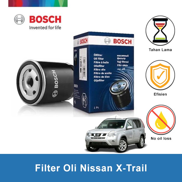 Bosch Filter Oli Mobil Nissan X Trail 0986AF1014 1 Pcs Harga 49,800 rupiah*Gratis Ongkir