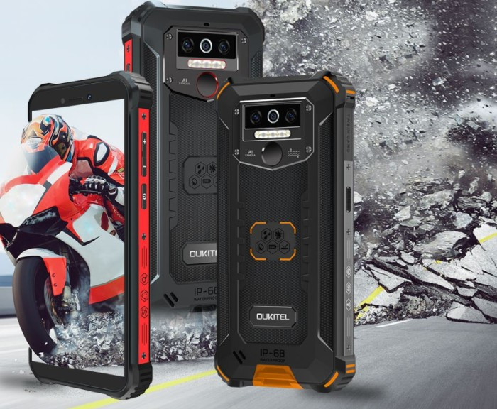 Wp5 OUKITEL 5.5 inci IP68 IP69K 8000mAh tahan air tahan banting Harga 3,200,000 Ringgit*Penghantaran Percuma