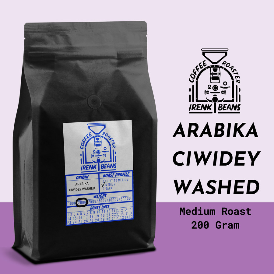 Kopi Arabika Ciwidey Washed 200g Biji Bubuk