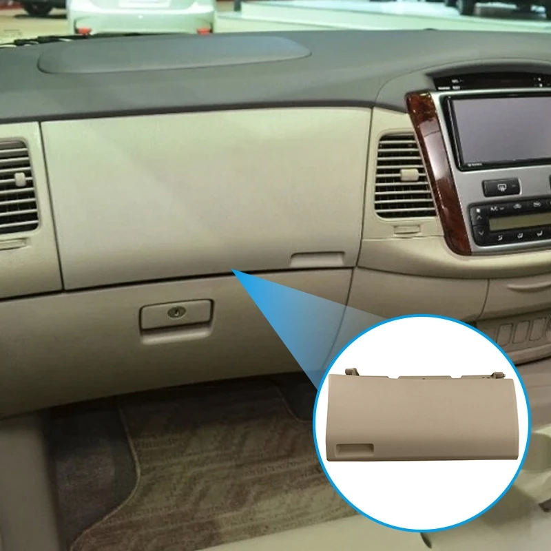 Close the Dashboard Drawer of the 2005-2015 Toyota Innova. | Original Right Hand Drive (Rhd) | Color: Cream / Beige Harga 342,000 rupiah*Gratis Ongkir