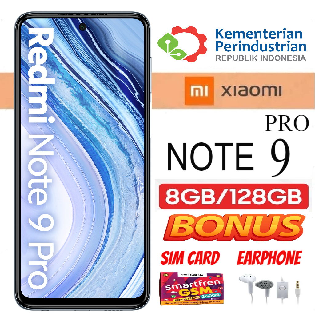 XIAOMI REDMI NOTE 9 PRO RAM 8/128 Gb Snapdragon 720G 8 - PROMO Harga  1,900,000 Ringgit*Penghantaran Percuma