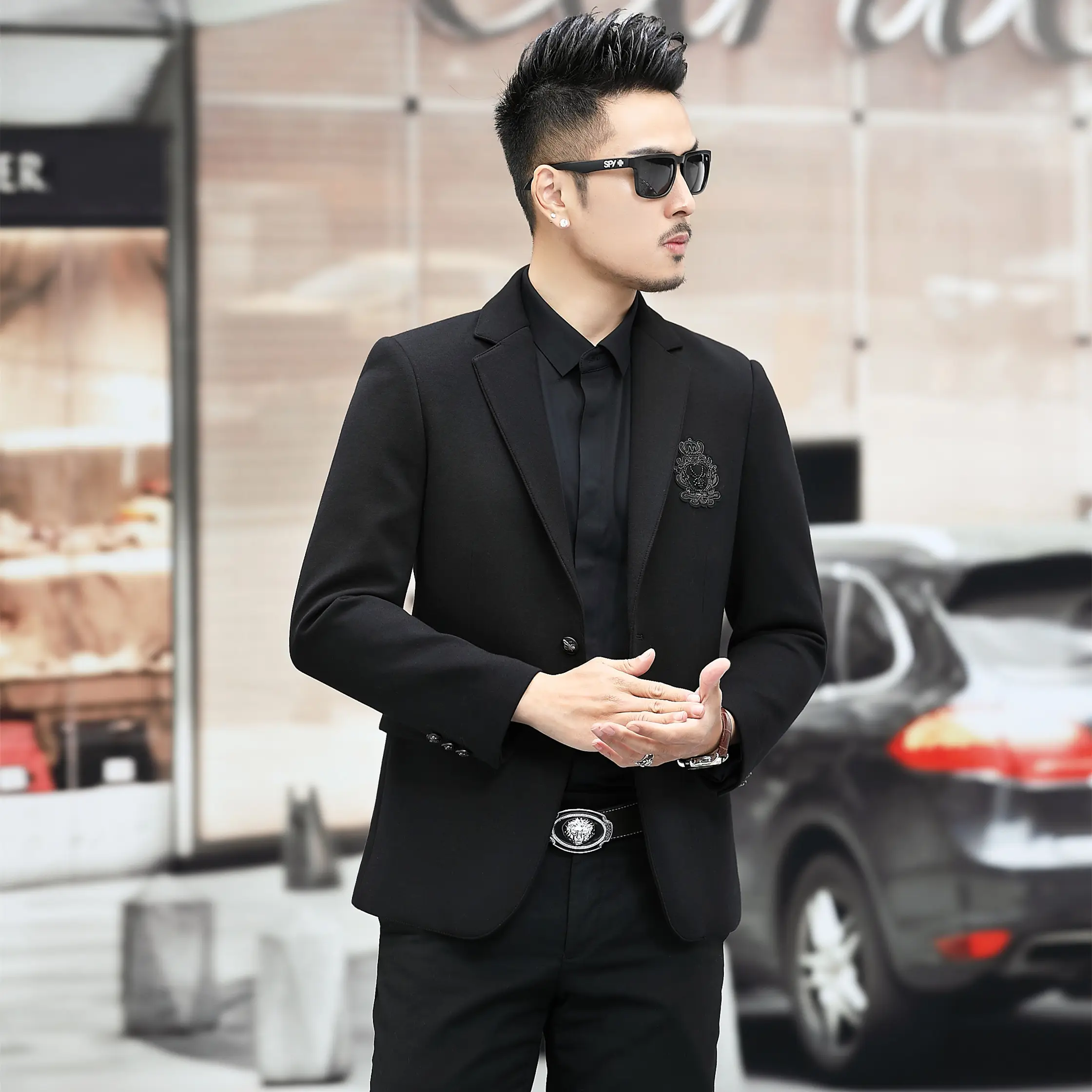 long black suit jacket mens