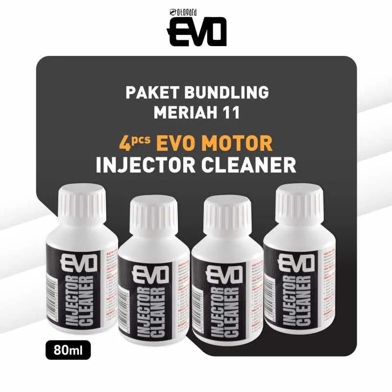 Paket Bundling Meriah XI (Injector Cleaner 80ml 4 pcs) Harga 119,600 rupiah*Gratis Ongkir