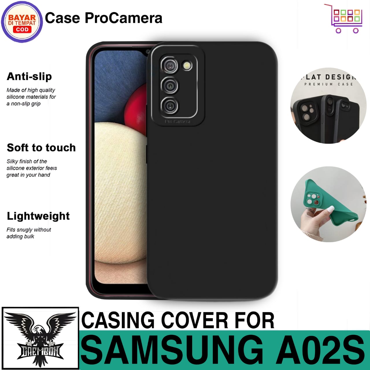 SOFT CASE SAMSUNG GALAXY A02S CASE LIQUID PRO CAMERA CASING COVER