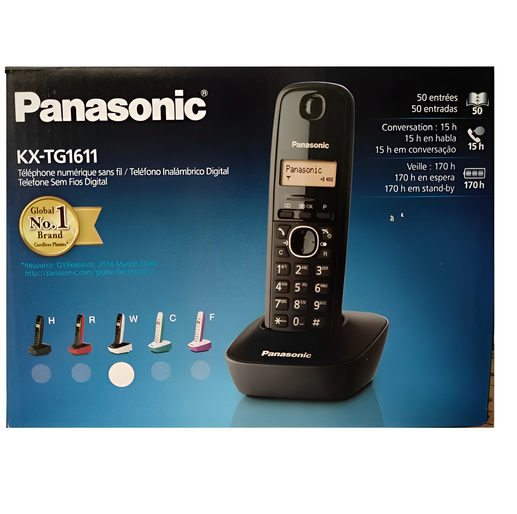 Panasonic KX-TG1611 Telepon Wireless Harga  680,000 Ringgit*Penghantaran Percuma