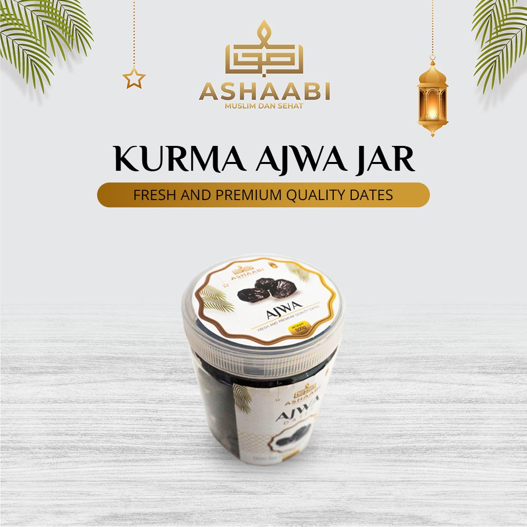 Kurma Ajwa Grade A Jumbo Toples Black dates Hampers Lebaran Idul Fitri Ramadhan