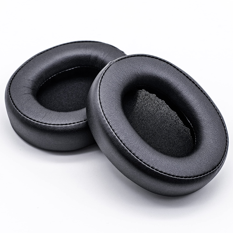 Replacement Ear Pads Cushions for ATH-SR50BT Headphones, Protein  Leather/Memory Foam Ear Cushions (Black) 