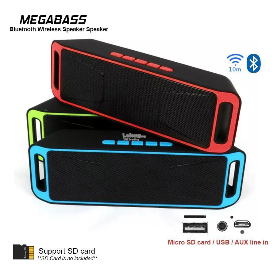 speaker bluetooth mega bass