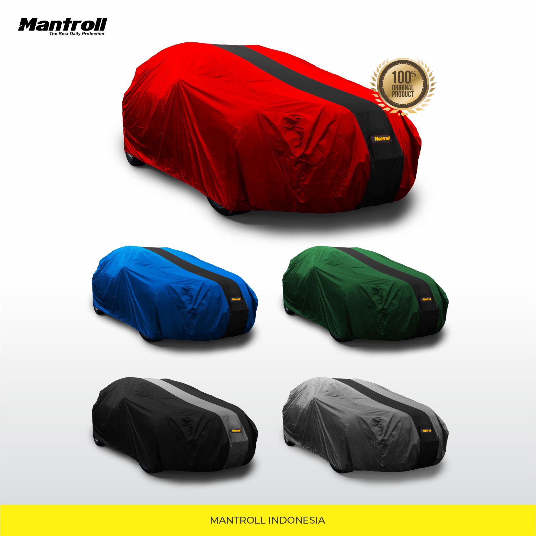 Mantroll POWER X - Cover Mobil Lapis Coating Waterproof Semi Outdoor Toyota Agya Harga 449,000 rupiah*Gratis Ongkir