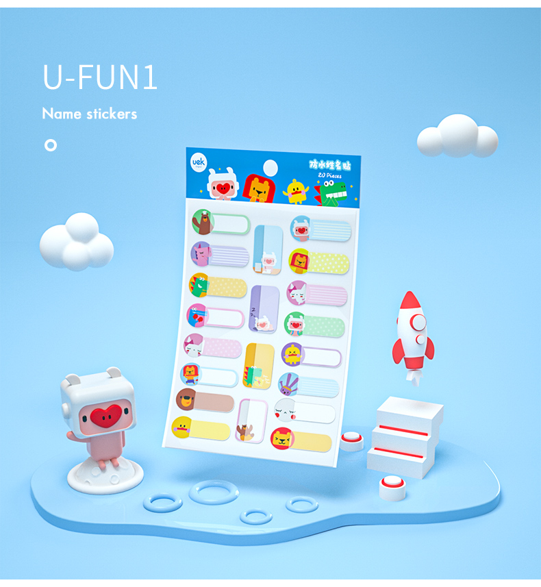 Uek Anak Stiker Nama Bayi Tk Tahan Air Stiker Nama Siswa Perekat Diri Kelas Stiker Anak Stiker Label Lazada Indonesia